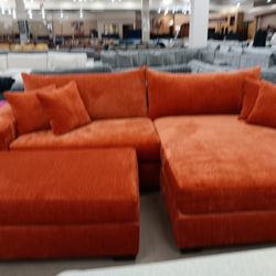 Orange Sectional 