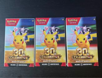 Pokemon 30th Celebration Booster Bundle - Lot of 3