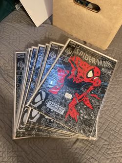 Spider-Man #1 Silver Edition 1990 Marvel McFarlane Todd Key Issue Collectible 11 total   $20 each or all 11 for $200