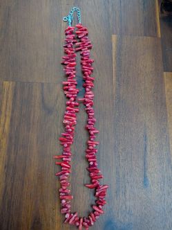 Genuine corals necklace