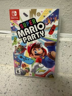 Super Mario party Nintendo switch game