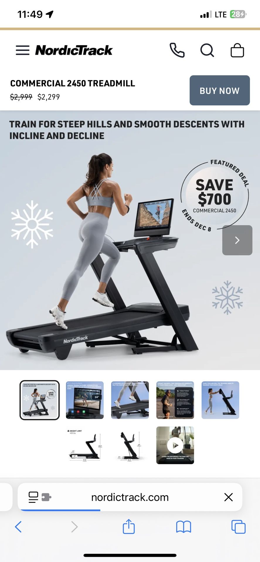 Commercial 2450 Treadmill