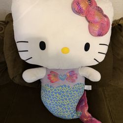 Hello Kitty XL Mermaid Plush