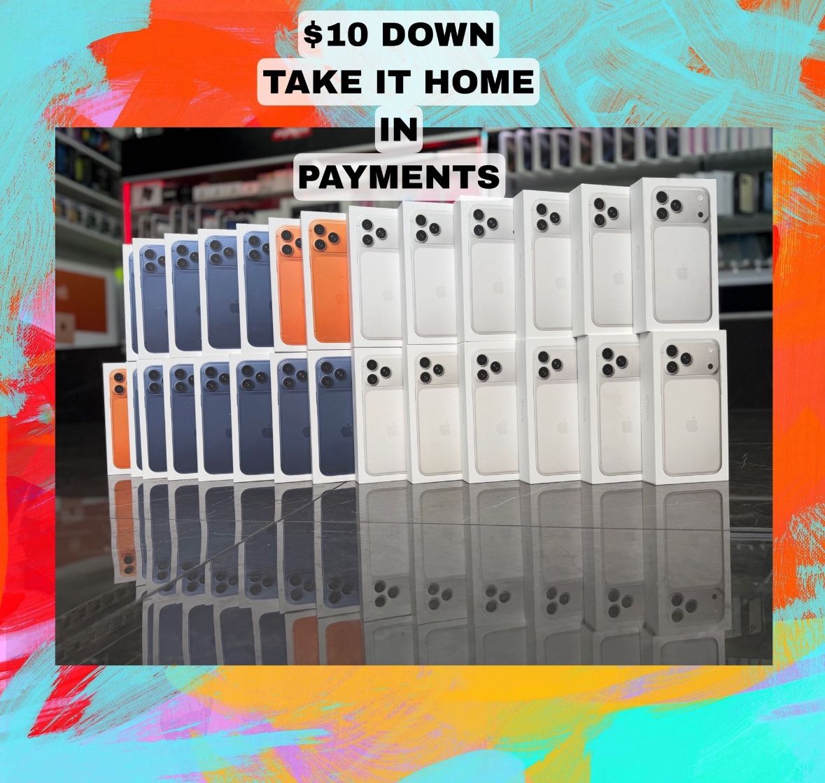 iPhone 17 Pro Max ((Take It Home In Payments/ llévatelo a casa en pagos) 