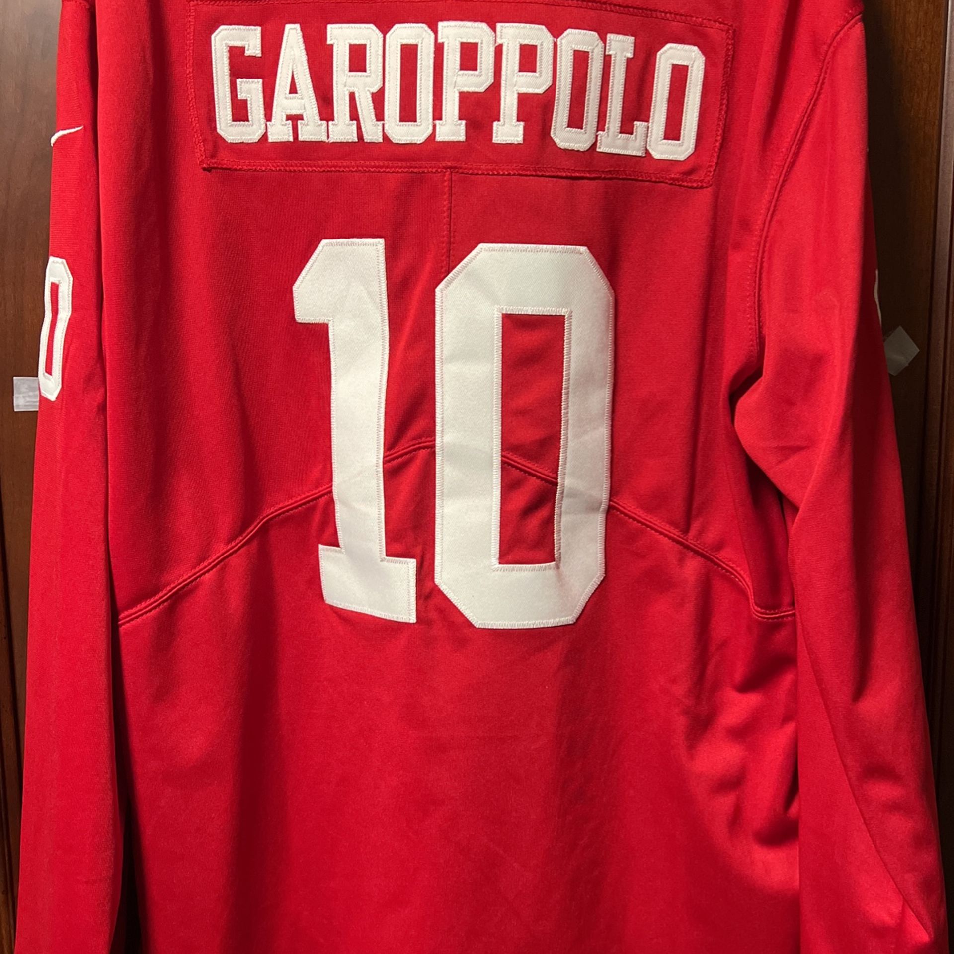 SF 49er Jimmy Garoppolo #10 Long Sleeve Jersey 