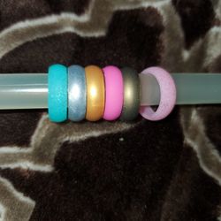 Silicone Rings Wedding Bands Size 6