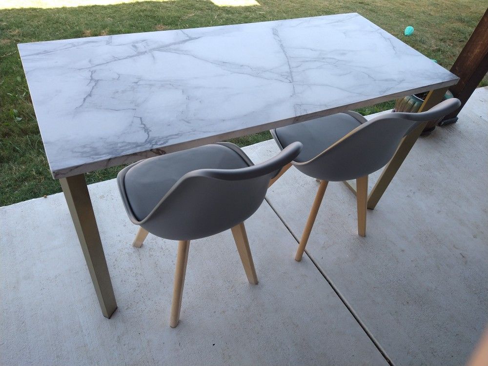 πͺ Designer Table + 2 Chairs β Modern Compact Dining Set