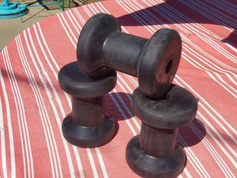 Boat Trailer Guides And Rollers,  $20 all 3