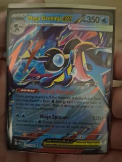 Mega Greninja EX Pokémon Card 022/066