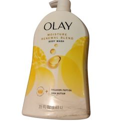 OLAY Moisture Renewal Blend Body Wash - White and Yellow