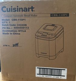 Cuisinart bread maker