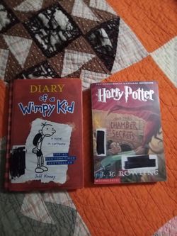 Diary of a wimpy kid and Harry potter and the Chambers of secrets