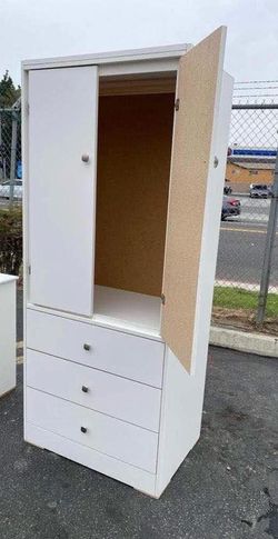 Tall closet white color
