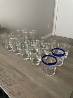 15 - Kitchen Glasses different sizes