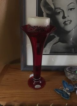 Red Vase