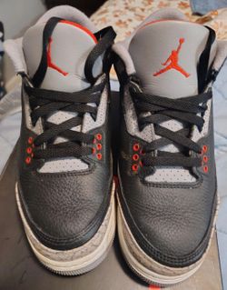 Air Jordan 3 Black Cement Sneakers