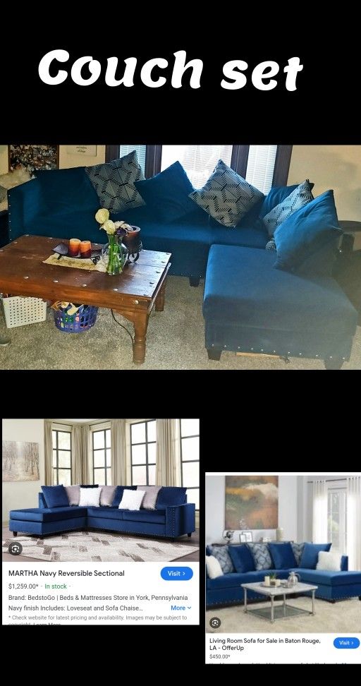 Sofa Sectional Couch Set