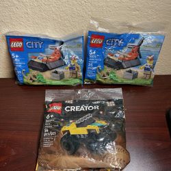 LEGO Lot Of 3 - CREATOR - ( SET 30594 And 2 -  30570 Brand  NEW