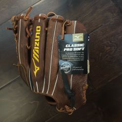 NEW Mizuno Classic Pro Soft 12.75" Baseball Glove: GCP 81S2 (Left Handed Throw