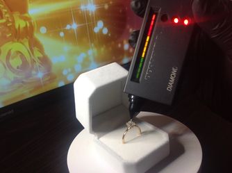 1ct Ascher Cut Ring • GRA Certified • Diamond Tester Approved