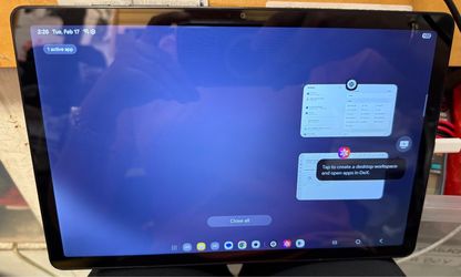 O Samsung galaxy tab A9 plus 11” 64gb tablet X210