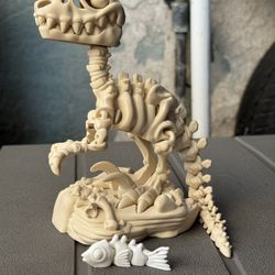 Flexi Factory Skeleton Velociraptor Articulated 3D Printed Dinosaur