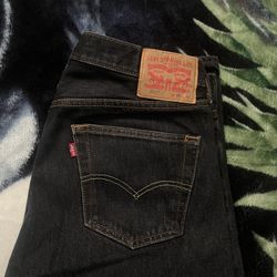 36x30 Charcoal Black 501s