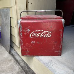 Antique Coca Cola Cooler
