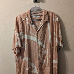 Level Ten Men's Short Sleeve Button Down Shirt Size XL