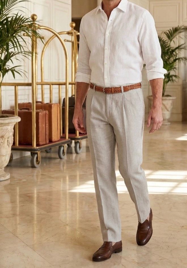Cubavera Linen Pants For Man 38x30