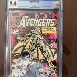 Avengers #238 Graded 9.4 CGC