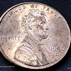 1996 Double Die Penny