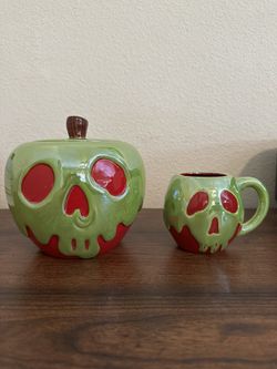 Halloween Disney Canister And Cup