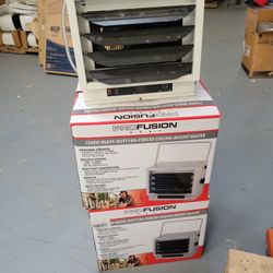 🔥 Lot of 3 – ProFusion Heavy-Duty Ceiling-Mount Heaters (7500W & 5000W)