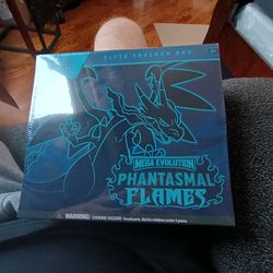 sealed Pokemon TCG Mega Evolution Phantasmal Flames Elite Trainer Box. brand new in box  unopened pokemon cards