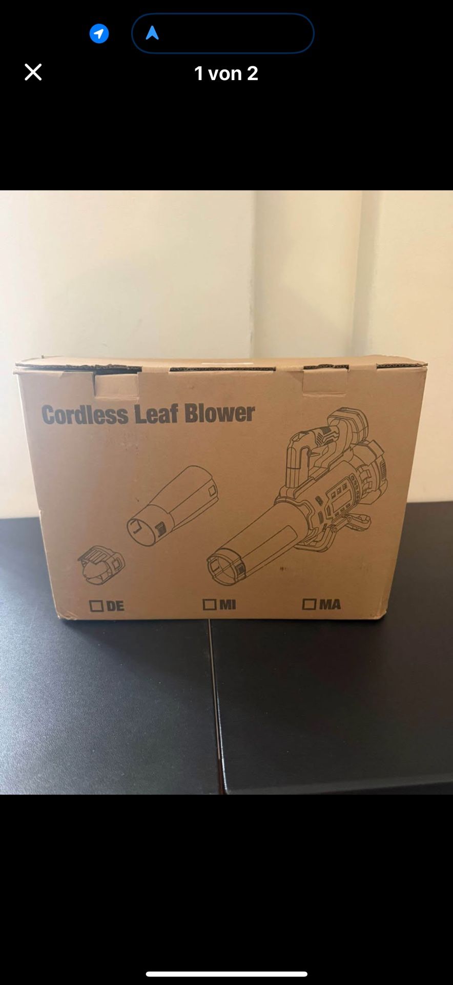 2 Cordless Leaf Blower Brand New