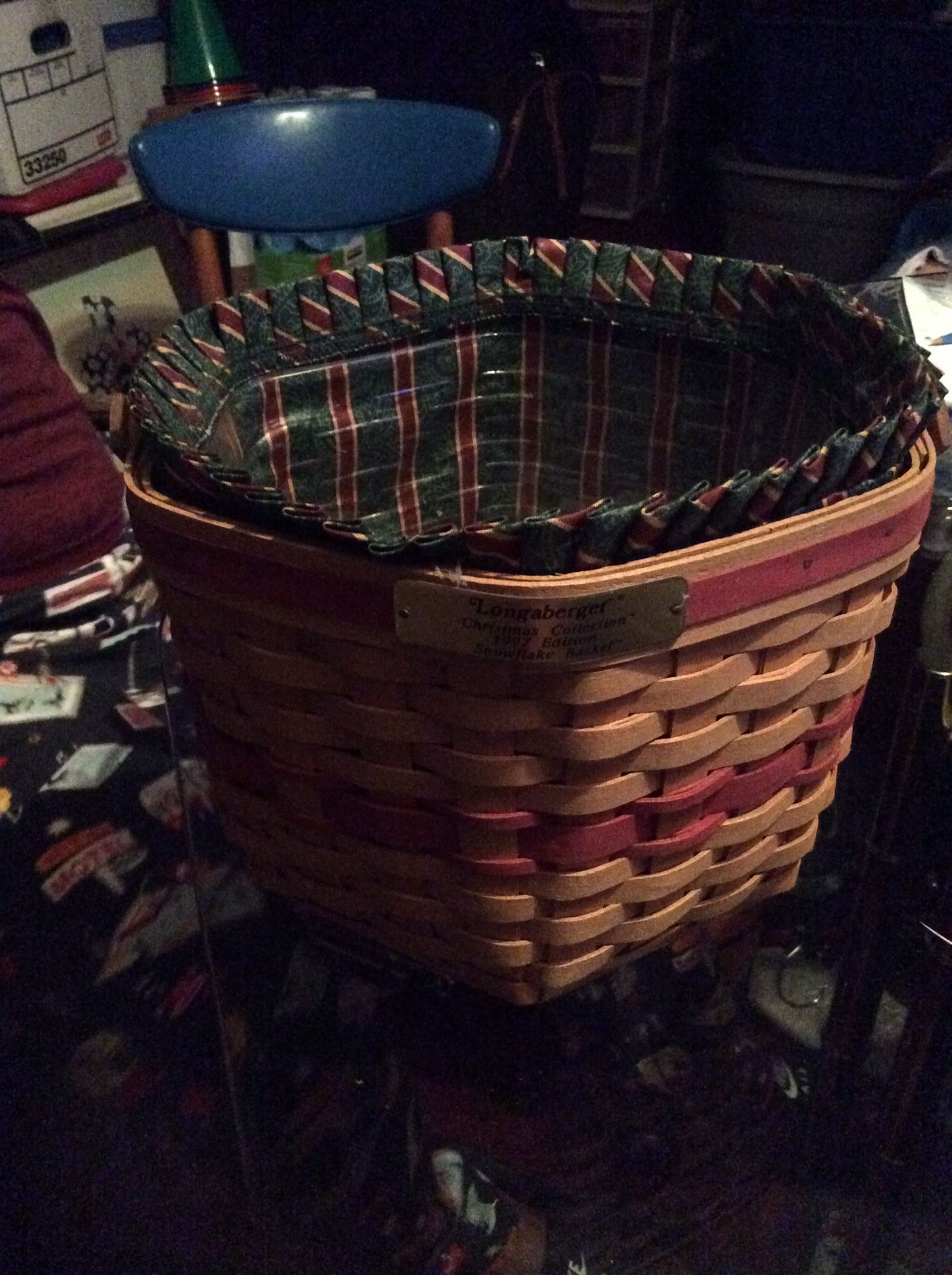 Longaberger Christmas Basket