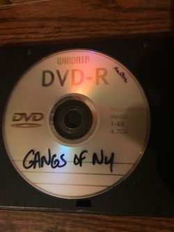 Gangs of NY dvd