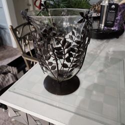 Fancy Pillar Candle Holder