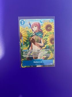 Bandai One Piece CCG Rebecca Character OP10-058 Alt Art Foil Dressrosa