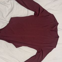 Burgundy Long Sleeve