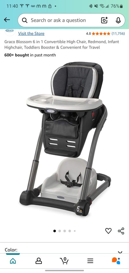 Graco Blossom High Chair