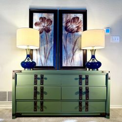 🔆🔆UNIQUE MCM/ART DECO dresser/sideboard/tv Stand/changing Table/credenza/chest