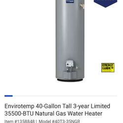 40 Gallon Gas Water Heater for Sale in San Antonio, TX - OfferUp