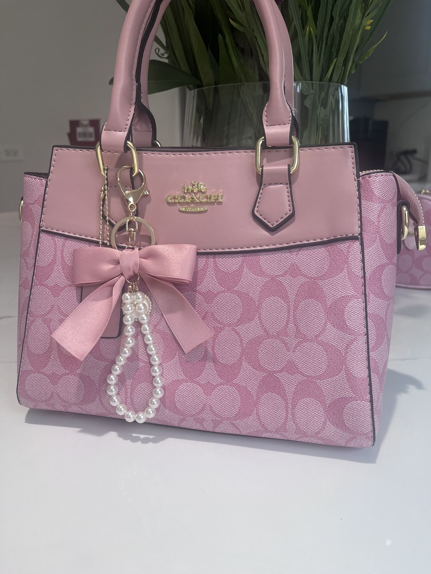 Pink Coach Bag