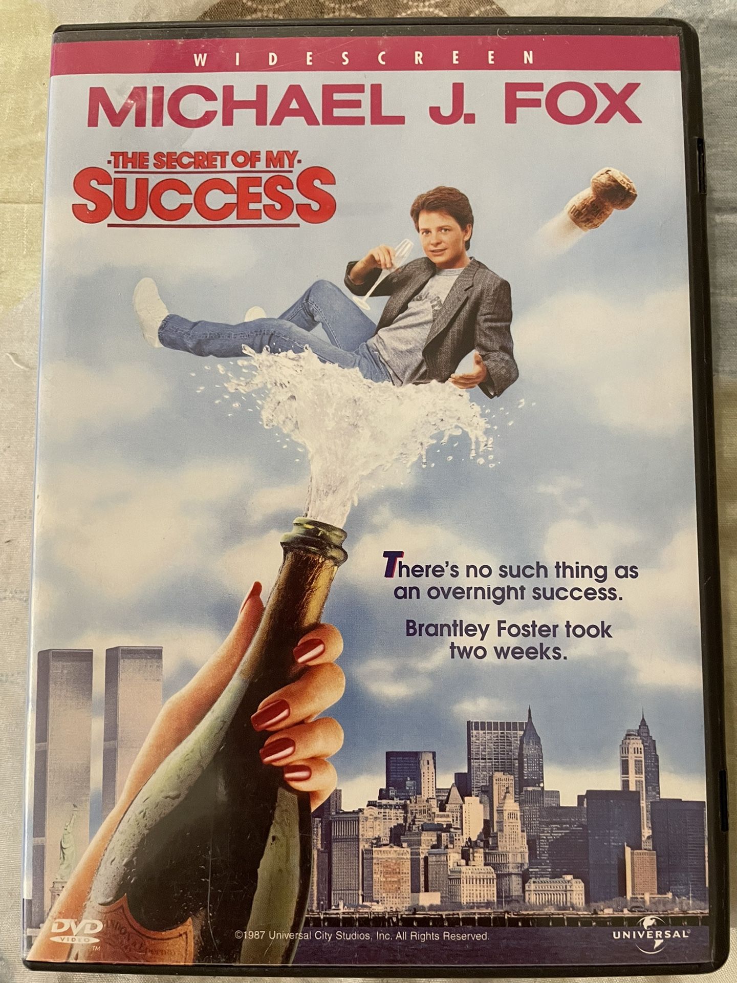 THE SECRET OF MY SUCCESS (DVD) MICHAEL J FOX WIDESCREEN EDITION