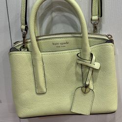 Brand new Kate Spade Margaux Mini Satchel Bag - Lemon Sorbet