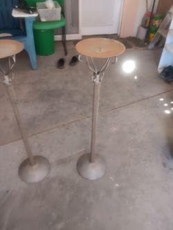 Antique  candle holders  very heavy