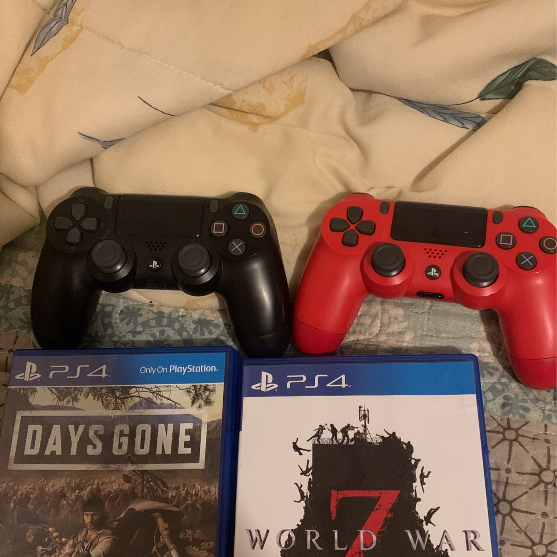PS4 Slim With 4 Games And Two Controllers for Sale in Wellford, SC 