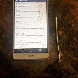LG G Stylo Phone Works (read Description)